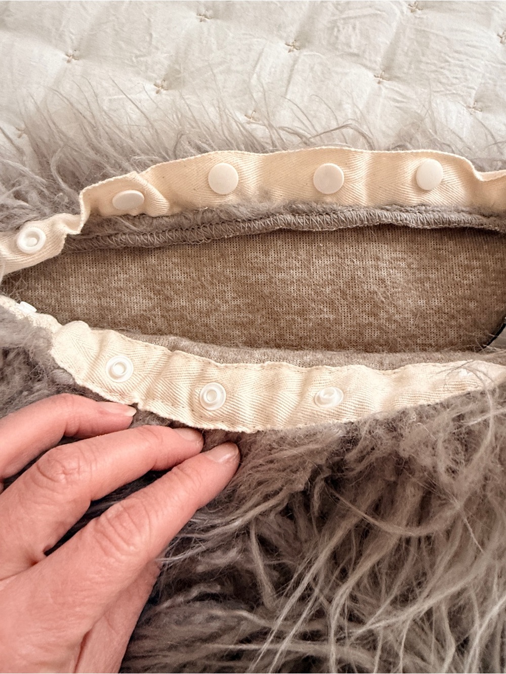 Pottery Barn Faux Fur Pillow cover - Picture 4 of 5